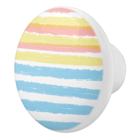 サンセットオーバーウォーターカラーストライプ セラミックノブ (右)