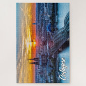 サンセットオーバーケルン，ドイツ ジグソーパズル (縦)