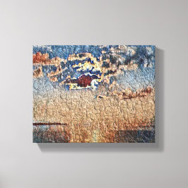 サンセットオーバーザキャンバス海フォトプリント キャンバスプリント