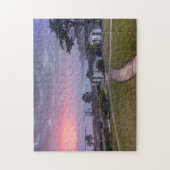 サンセットオーバーザサウスローンアットザリトルリバーイン ジグソーパズル (縦)