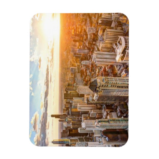 サンセットオーバーシカゴ マグネット (縦)