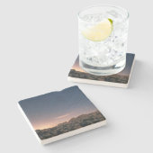 サンセットオーバージョシュアツリー国立公園 ストーンコースター (横)