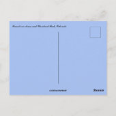 サンセットオーバーダンスアンドクリーブランドピークコロラド ポストカード (裏面)