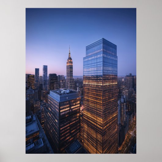 サンセットオーバーニューヨーク ポスター (正面)