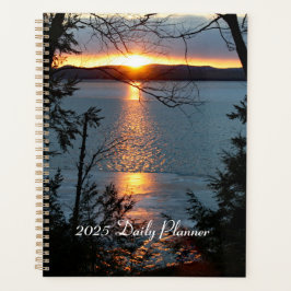 サンセットオーバーフォレストレイクデイリープランナー プランナー手帳