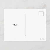 サンセットオーバーフォレストレイクポストカード ポストカード (裏面)