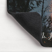 サンセットオーバーフォレストレイクマウスパッド マウスパッド (コーナー)