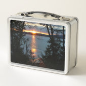 サンセットオーバーフォレストレイクランチボックス メタルランチボックス (裏面)