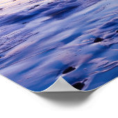 サンセットオーバーベンチュラピアとビーチ ポスター (角)