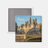 サンセットオーバーホテルドゥヴィルインパリ,フランス マグネット (正面/裏面)