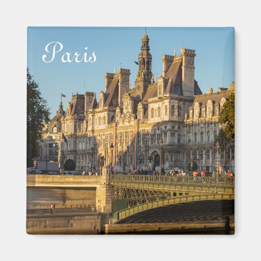 サンセットオーバーホテルドゥヴィルインパリ,フランス マグネット (正面)