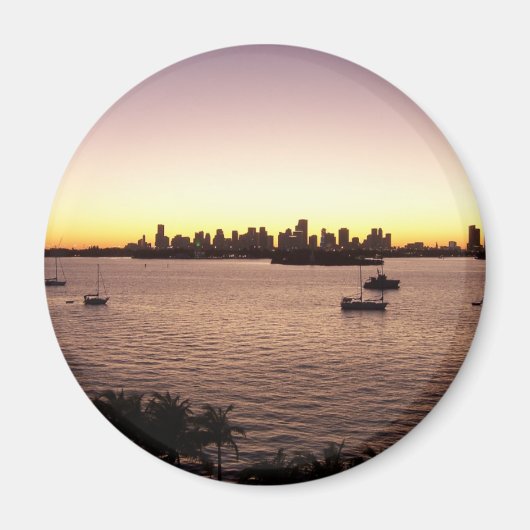 サンセットオーバーマイアミ マグネット (正面)