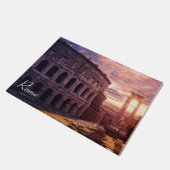 サンセットオーバーローマコロシアムインローマ ドアマット (アングル)