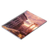 サンセットオーバーローマコロシアムインローマ ノートブック (左側)