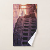 サンセットオーバーローマコロシアムインローマ ハンドタオル (ハンドタオル)