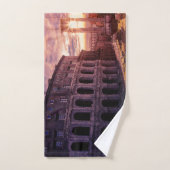 サンセットオーバーローマコロシアムインローマ バスタオルセット (ハンドタオル)