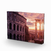 サンセットオーバーローマコロシアムインローマ フォトブロック (右)