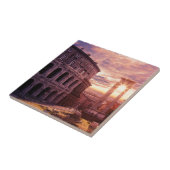 サンセットオーバーローマコロッセオンインローマ タイル (側面)