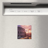 サンセットオーバーローマコロッセオンインローマ マグネット (インサイチュ (食洗機))