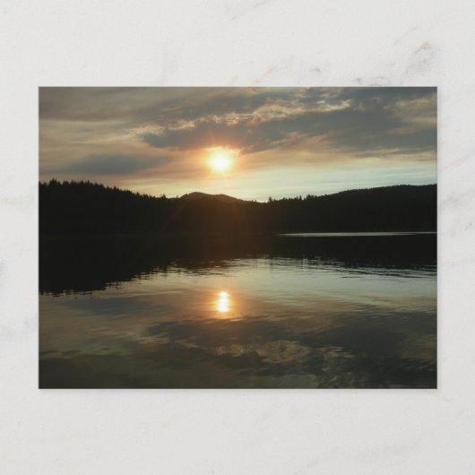 サンセットオーバー春バレーリザーバー ポストカード (正面)