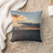 サンセットオーバー海装飾用クッション クッション (ブランケット)