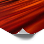 サンセットオ感動的レンジゴールデンスカイシー金ゴールドLG ポスター (角)