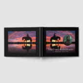 サンセットカウボーイオンホースお祝いオブライフ ゲストブック (全面)