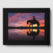 サンセットカウボーイオンホースお祝いオブライフ ゲストブック (裏面)