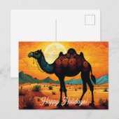 サンセットカカラフルメルインデザートハッピーホリデイズ ポストカード (正面/裏面)