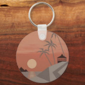 サンセットカバナキーチェーン キーホルダー (裏面)