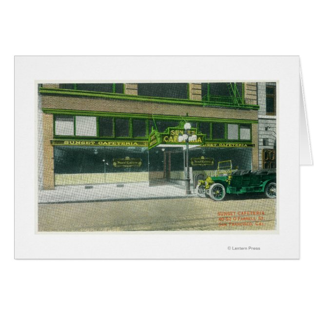 サンセットカフェテリアの外観 (正面横)