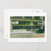 サンセットカフェテリアの外観 ポストカード (正面/裏面)