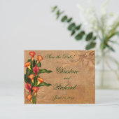 サンセットカラリリー日付を保存 案内ポストカード (スタンド正面)