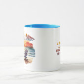 サンセットカラーのアクセントが好き マグカップ (中央)