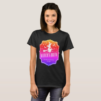 サンセットカラーの魔女の醸造エンブレム Tシャツ