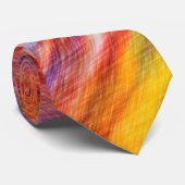 サンセットカラーズネックタイ抽象芸術 ネクタイ (ロール)