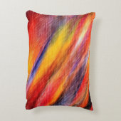 サンセットカラーズピロー抽象芸術 アクセントクッション (裏面(縦))