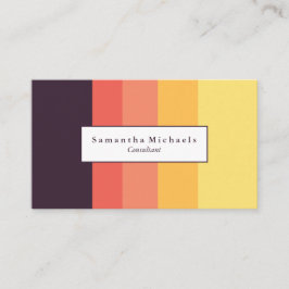 サンセットカラーブロック名刺 名刺