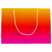 サンセットカラー抱き枕カラフル- ラージペーパーバッグ (裏面)