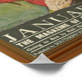 サンセットカリフォルニアカウボーイヴィンテージマガジンカバー ポスター (角)