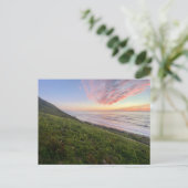 サンセットカリフォルニアコースト ポストカード (スタンド正面)