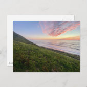 サンセットカリフォルニアコースト ポストカード (正面/裏面)