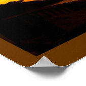 サンセットカリブのプリント ポスター (角)