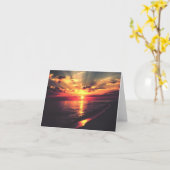 サンセットカード カード (黄色い花)