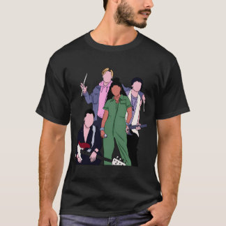サンセットカーブの3人の少年と1人の少女 Tシャツ