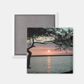 サンセットカーメル、カリフォルニア州。 マグネット (正面/裏面)