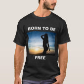 サンセットガールシルエット Tシャツ (正面)