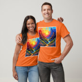 サンセットキャニオンリバーアート Tシャツ (ユニセックス)