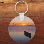 サンセットキーチェーン中のボート キーホルダー (正面)