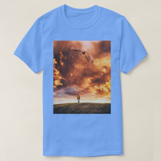 サンセットクジラ4 Tシャツ (デザイン正面)